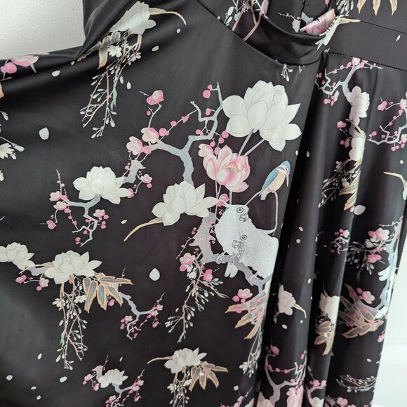 Black Milk Koson Cockatoos rio midi dress - Picture 2 of 3